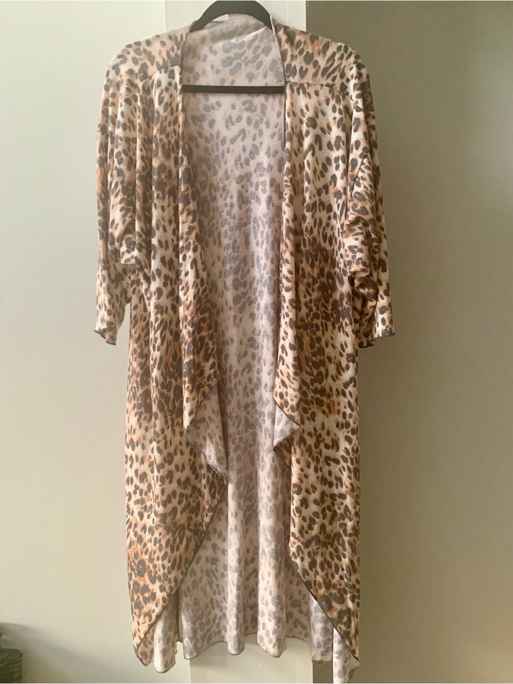 LuLaRoe Leopard Print Kimono Duster